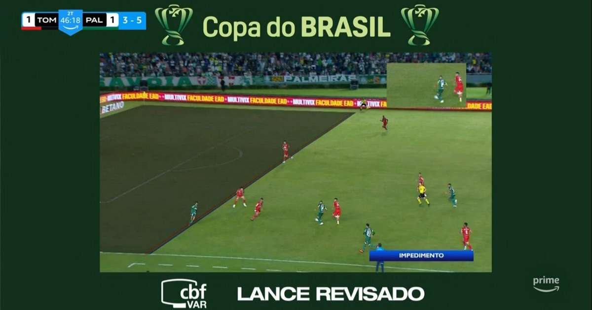 Houve impedimento? O VAR usou o frame correto? Vejas as polêmicas do gol  anulado do Palmeiras contra o Flamengo