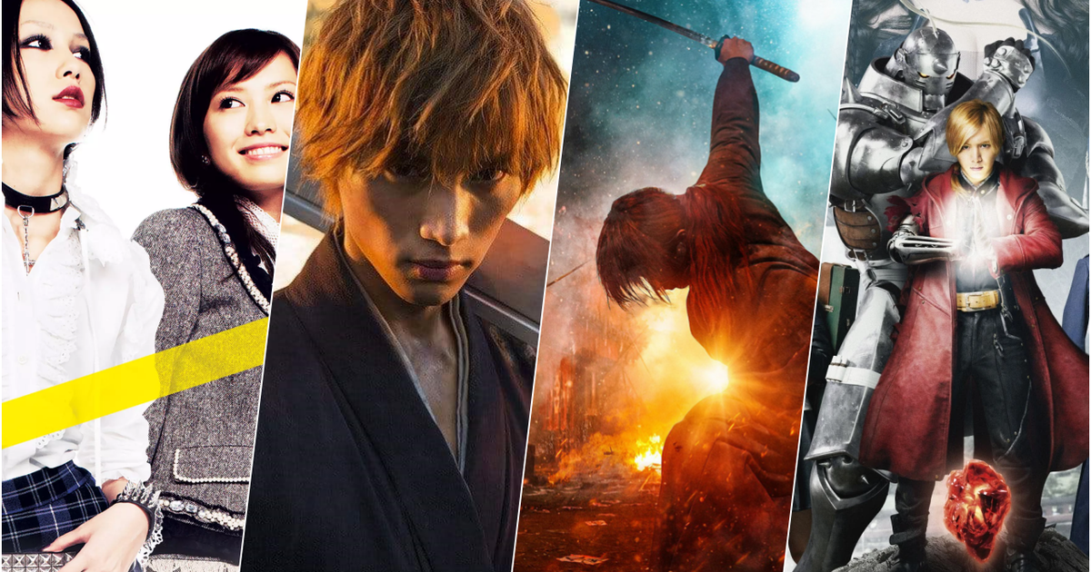 10 melhores live-actions de anime