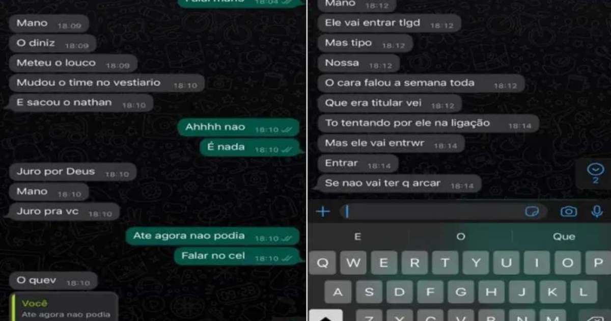 Zagueiro do Fluminense é afastado e Nathan é citado em prints