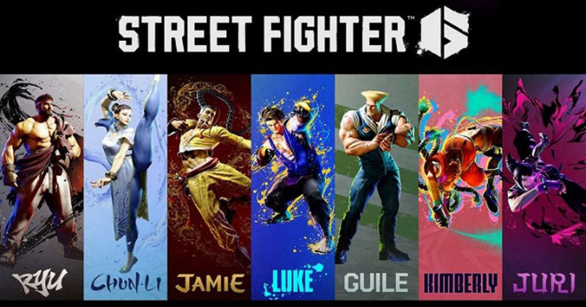 Street Fighter 6 - Mostrando Todos Os Personagens + Modo Arcade do Ken 