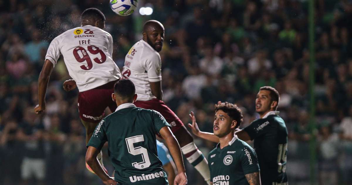 Fluminense cede empate duas vezes ao Goiás e perde chance de entrar no G4