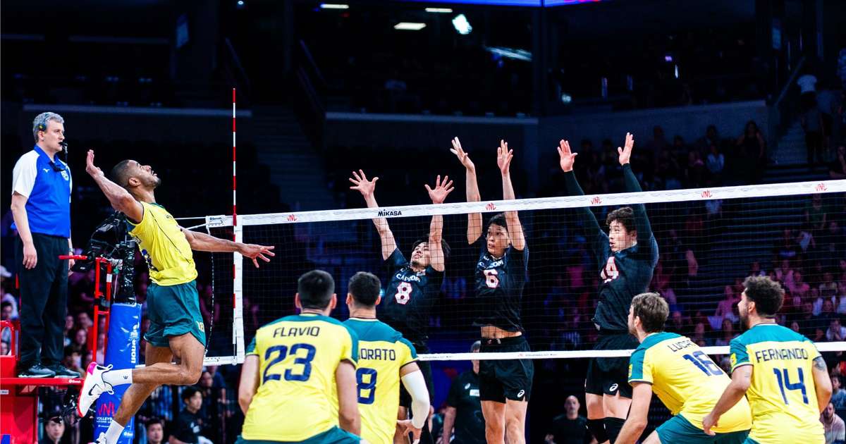 Brasil perde no tie-break para o Japão e vai disputar 3º lugar no vôlei em  Chengdu; sinopense é titular – Só Notícias