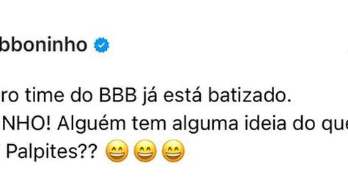 Bbb 24 Boninho Revela Nome De Terceiro Grupo Além De Camarote E