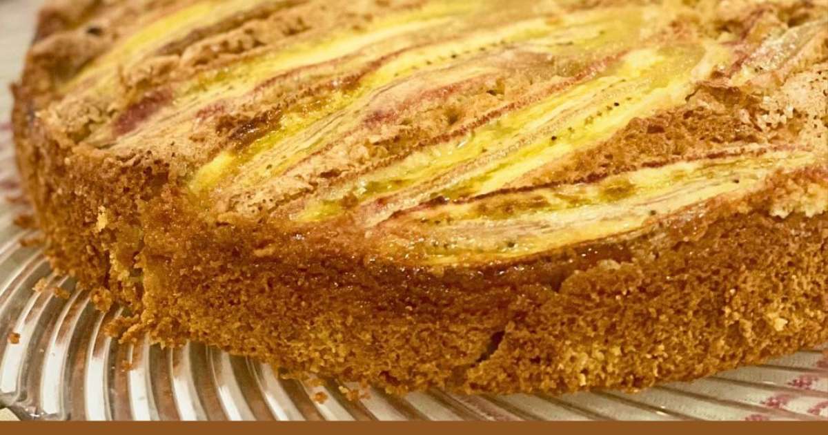 Bolo De Banana: Com A Fruta Na Massa E Por Cima, Facílimo