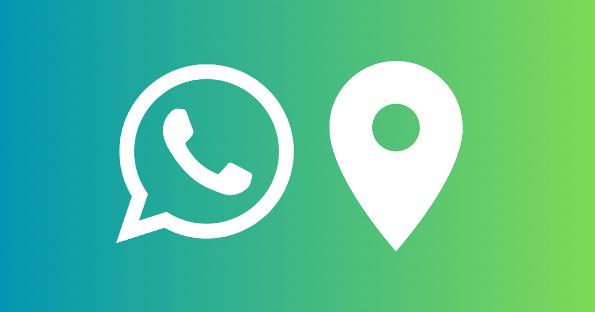 Is there a way to know the location of a person via WhatsApp?