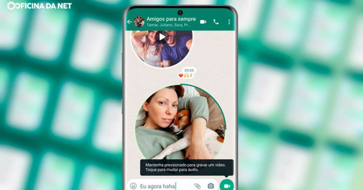 WhatsApp lança mensagem por vídeo similar a áudio; veja como usar -  27/07/2023 - Tec - Folha