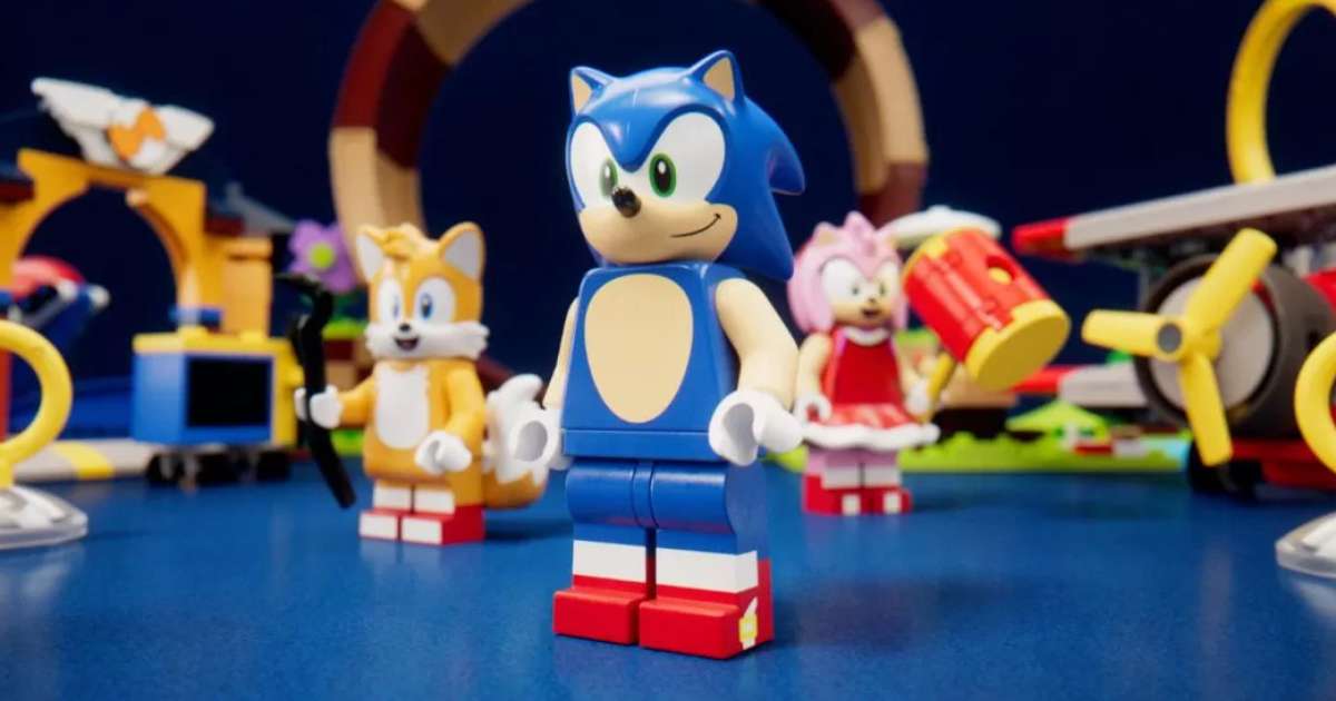 DESAFIO DO SONIC NO LEGO !! (Lego Sonic) 