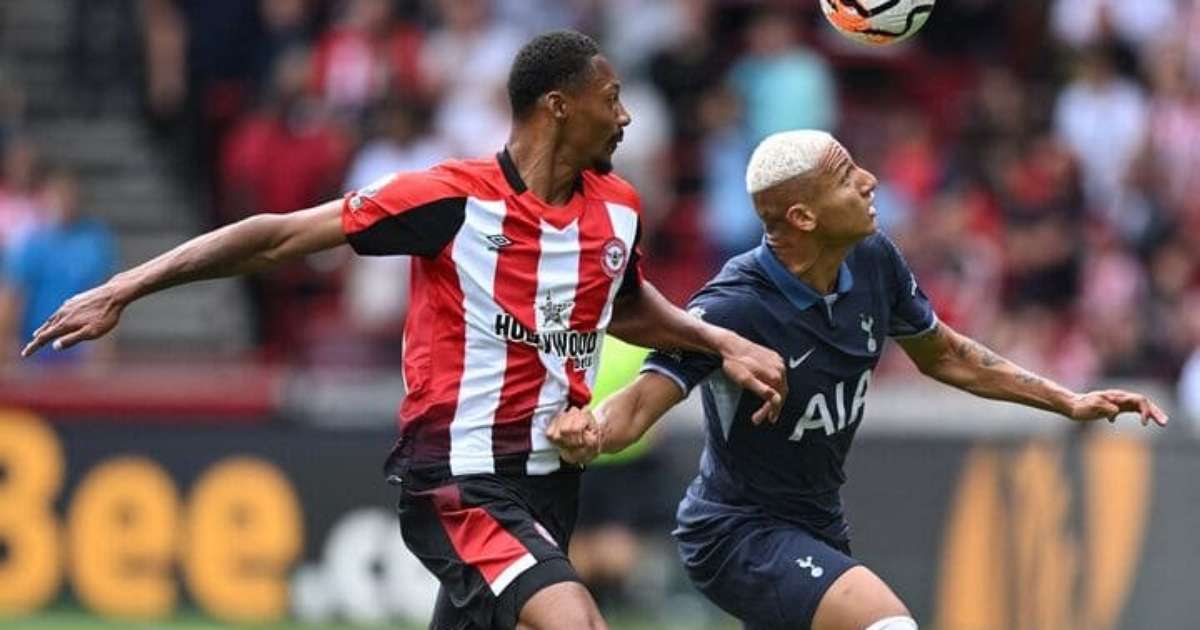 Em jogo disputado, Brentford e Tottenham empatam pela 1ª rodada da