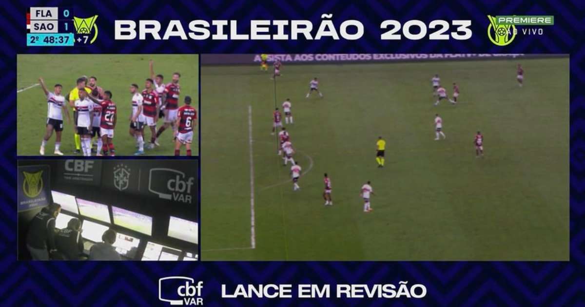 São Paulo é o time com mais pênaltis marcados contra no BR-2023