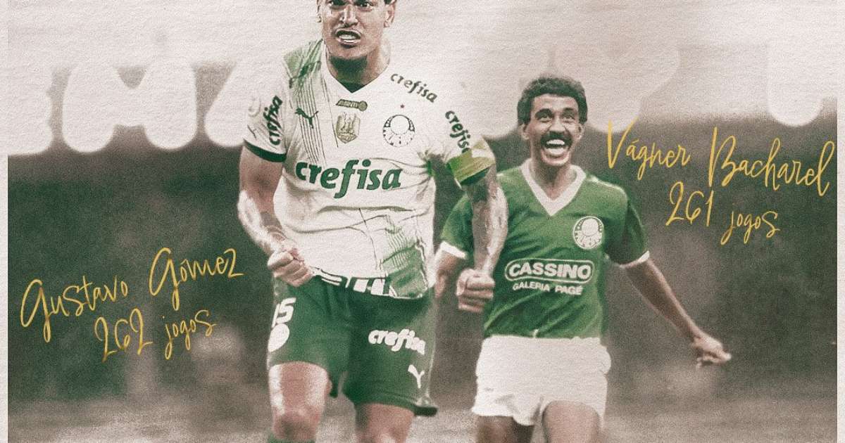 
Gómez ultrapassa Bacharel no Palmeiras e recebe homenagem de Toninho Cecílio: 