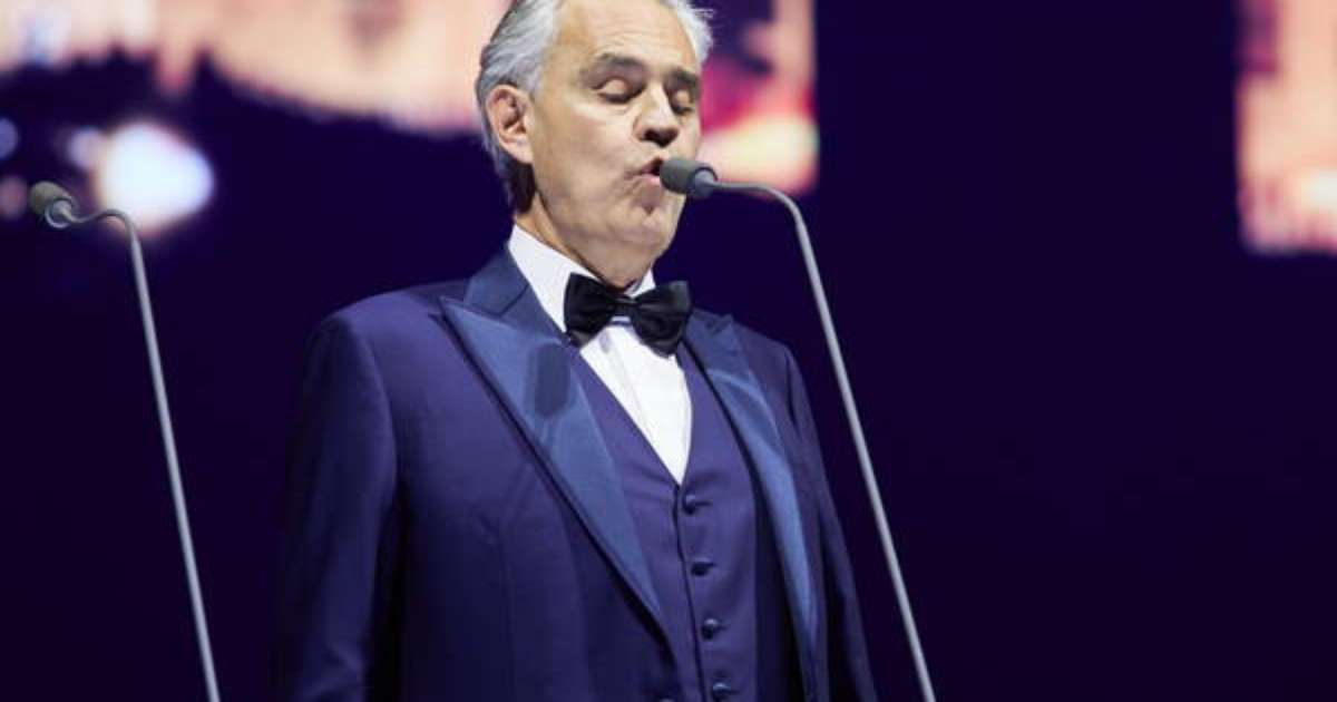 Começa venda de ingressos para show de Andrea Bocelli em BH