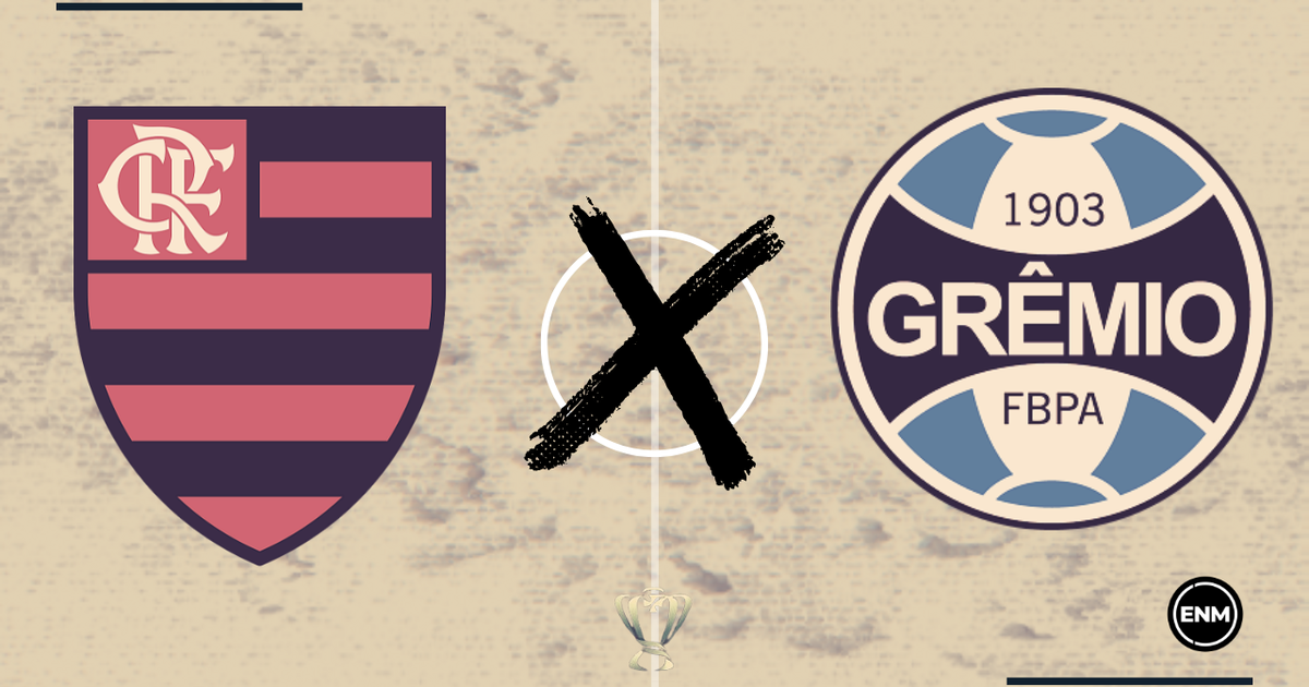 
Flamengo x Grêmio: retrospecto, escalações, arbitragem e onde assistir
