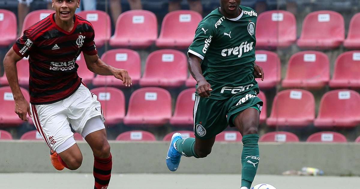 
Último Palmeiras x Flamengo valendo título Brasileiro Sub-20 teve Menino x Richard Rios
