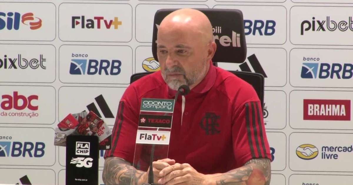 
Sampaoli exalta atuação do Flamengo e vaga na final da Copa do Brasil: Estou muito feliz
