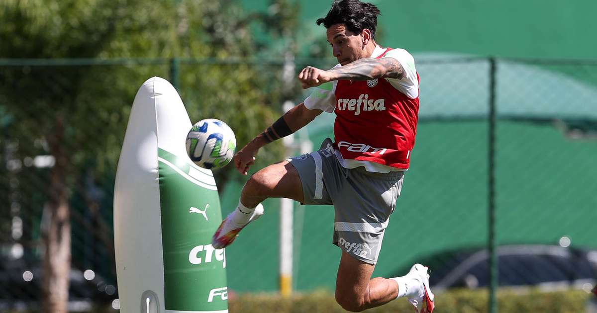 
Palmeiras finaliza preparação para enfrentar o Cuiabá neste sábado
