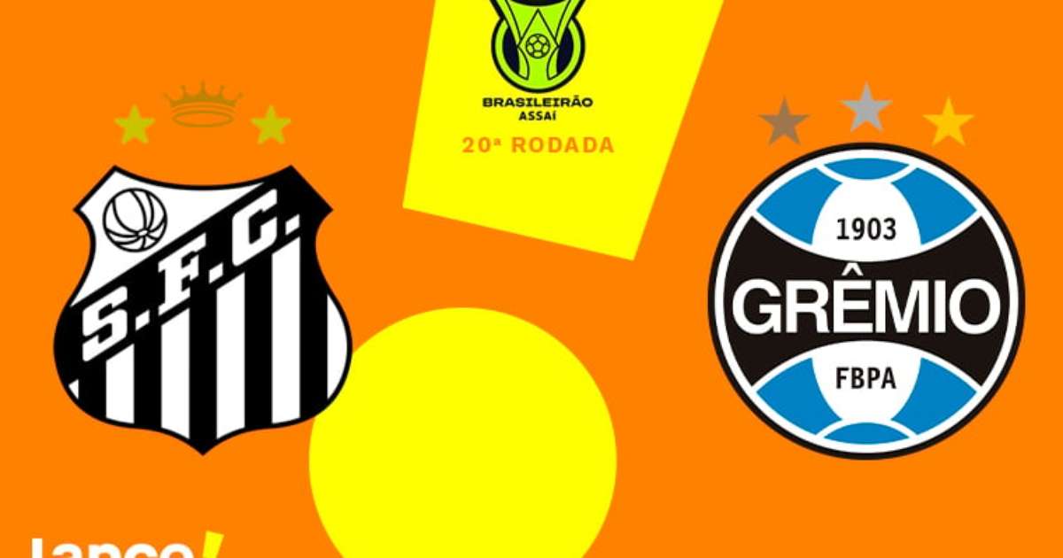 Santos x Grêmio: onde assistir, escalações, horário e desfalques