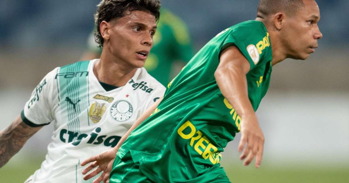 
ATUAÇÕES: Richard Ríos marca golaço de fora da área, e Palmeiras vence o Cuiabá pelo Brasileirão
