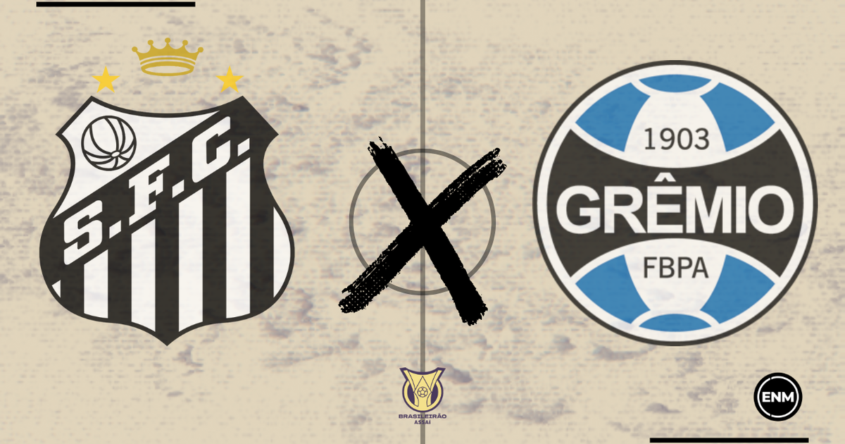 Santos x Grêmio retrospecto, prováveis escalações, desfalques