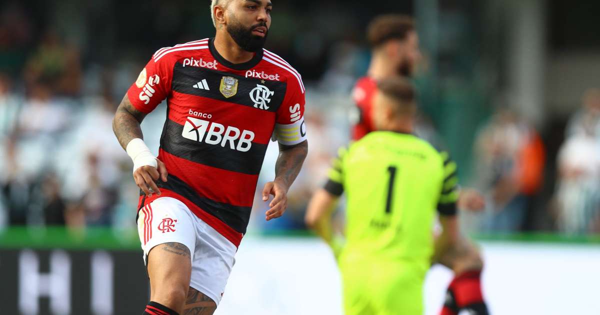 
Gabigol marcou apenas uma vez com bola rolando no Brasileirão 2023
