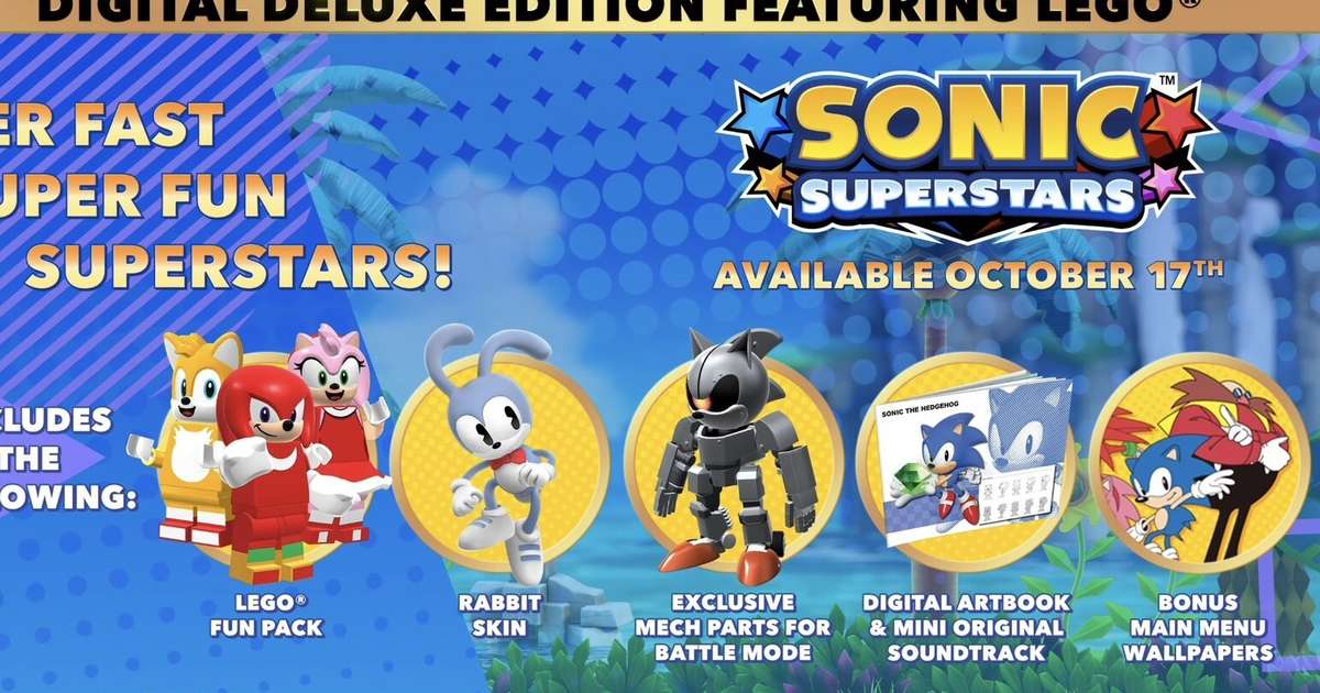Design original de coelho do Sonic estará em Superstars