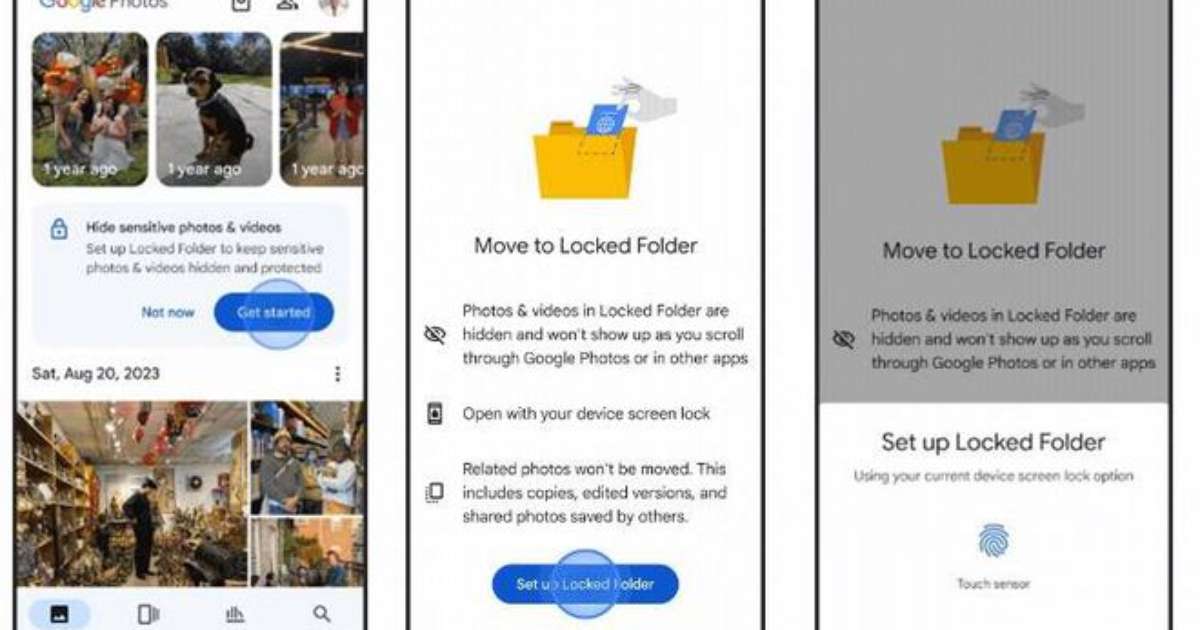 Google Fotos agora conta com Pasta Trancada também no iOS e na web -  MacMagazine