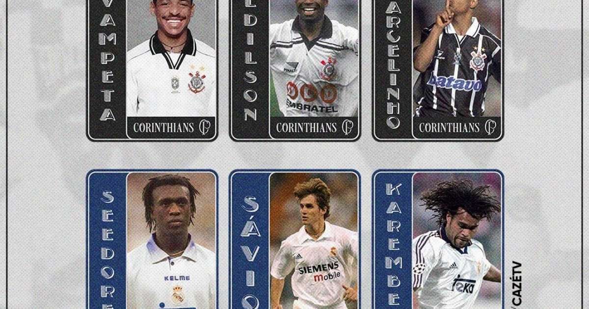 
Confira entrevista coletiva com lendas de Corinthians e Real Madrid
