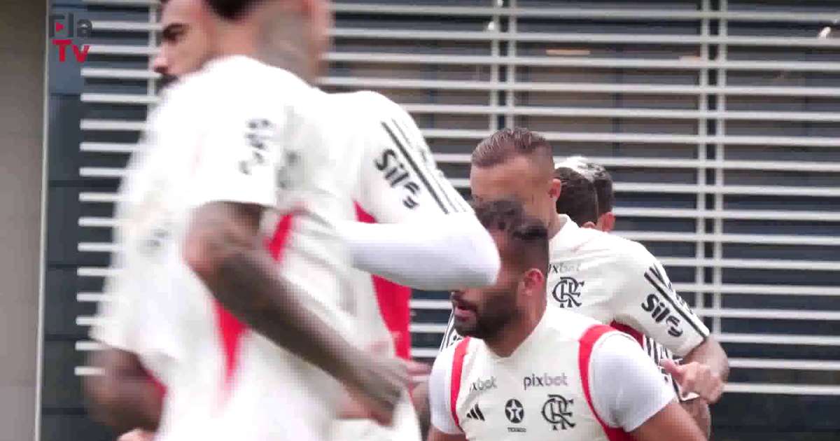
Flamengo treina forte no Ninho do Urubu
