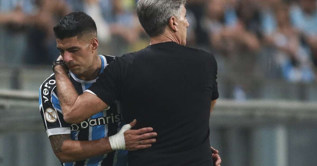 
Renato diz que Suárez não seguirá no Grêmio em 2024
