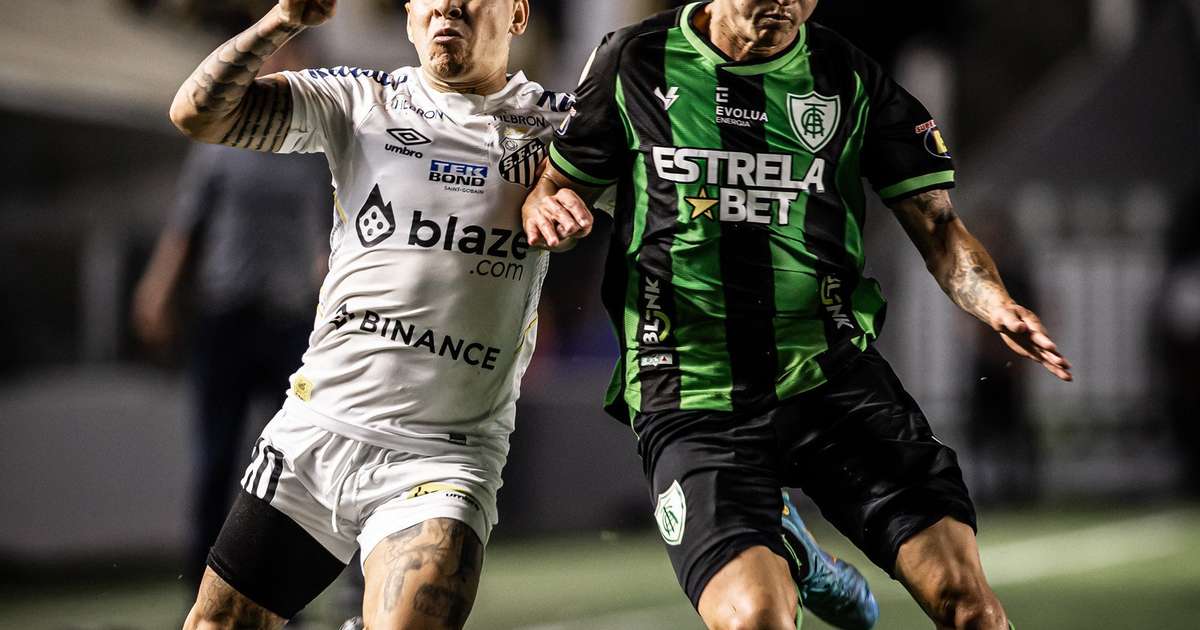 Santos desafia tabu contra o América-MG em duelo na rabeira do