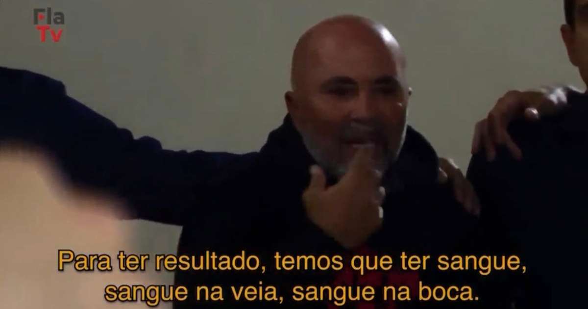 Sangue na boca: discurso de Sampaoli antes do clássico chama a atenção