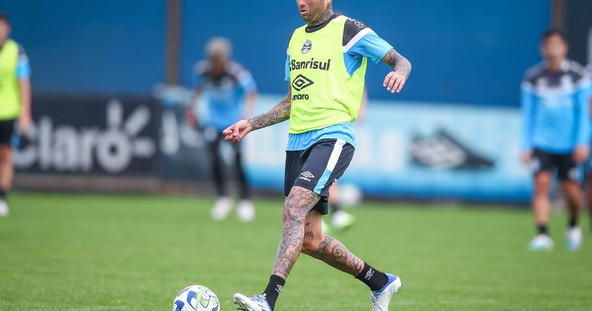 Apesar da folga de quatro dias, Luan fica no CT do Grêmio para treinar