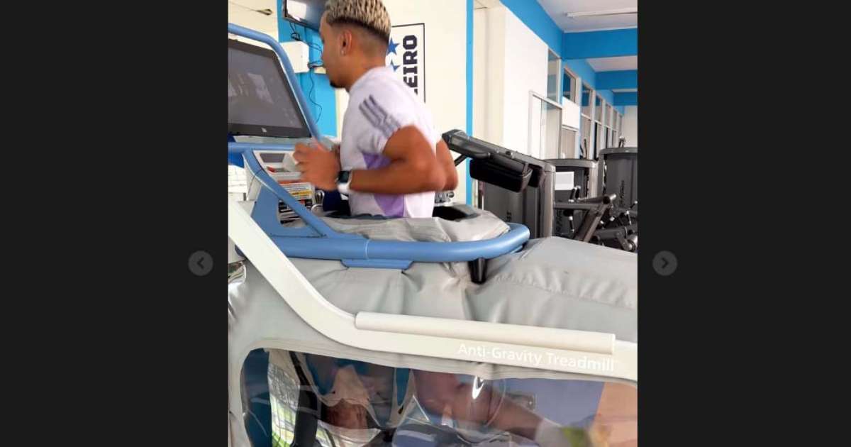 Em recuperação, Matheus Pereira corre na Toca II
