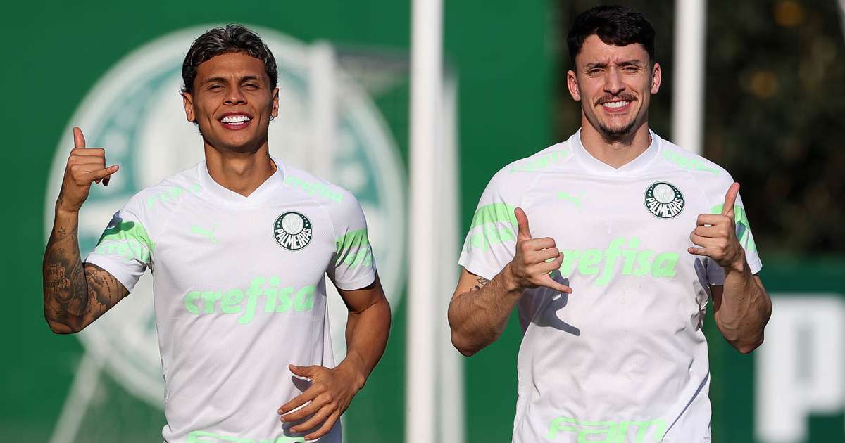 Com retornos de três convocados, Palmeiras treina visando jogo contra o Goiás
