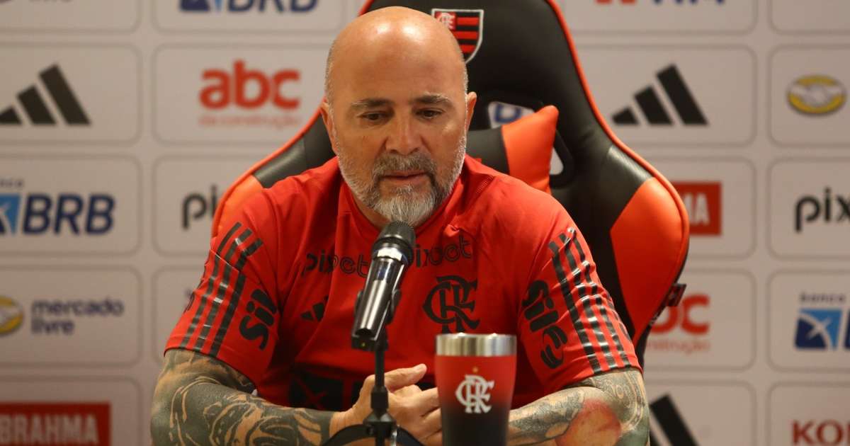 Rodolfo Landim diz estar feliz com desempenho de Sampaoli no Flamengo
