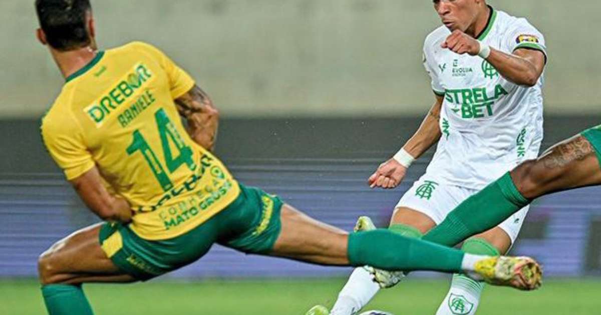 América-MG cede empate ao Cuiabá e perde chance de encostar no Santos no Z4