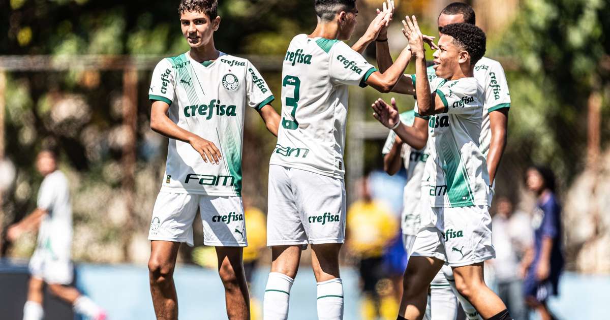 Pelo Paulistão, sub-13 do Palmeiras vence São Caetano por 3 a 1; sub-11 derrota EC São Bernardo