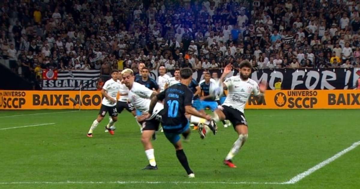 Grêmio vai à CBF reclamar por pênalti não marcado contra o Corinthians
