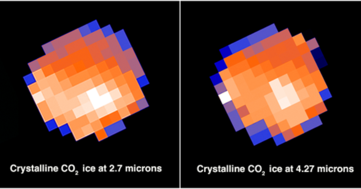 The carbon on Europa appears to have come from the ocean and is relatively small