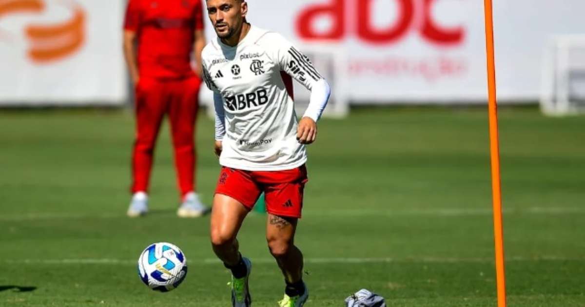 Arrascaeta e Luiz Araújo treinam e estarão à disposição para a final entre Flamengo e São Paulo