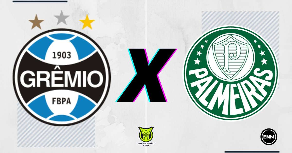Grêmio x Palmeiras: Prováveis escalações, desfalques, retrospecto, onde assistir e palpites