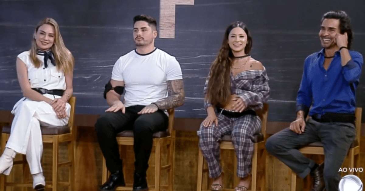 A Fazenda  Roça é formada com Tonzão, Kally, Nadja e Radamés