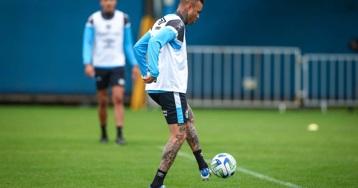 Luan desfalca o Grêmio na partida contra o Fortaleza