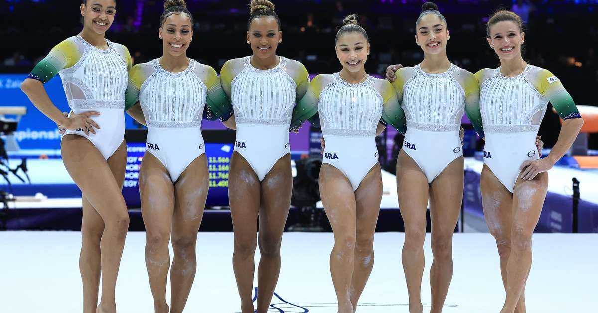 Conjunto do Brasil é 6º no Mundial de Ginástica Rítmica e vai às Olimpíadas