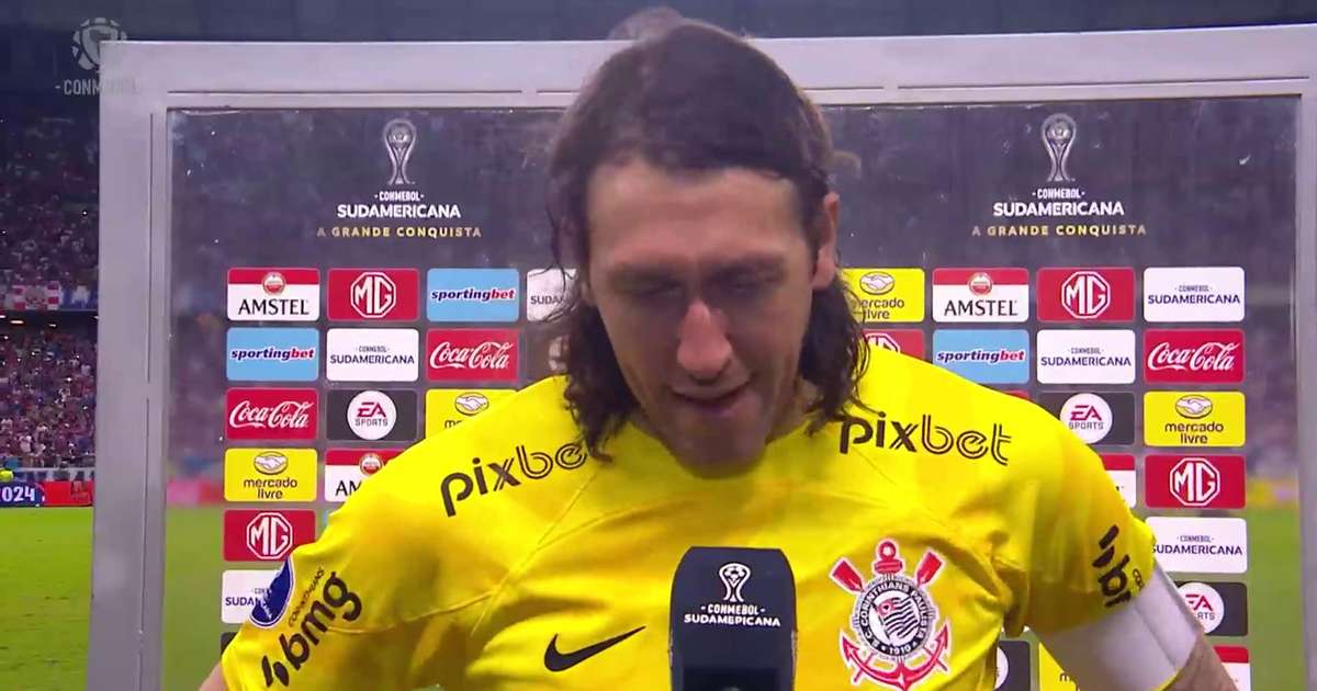 VÍDEO: Cássio pede desculpas à torcida após eliminação