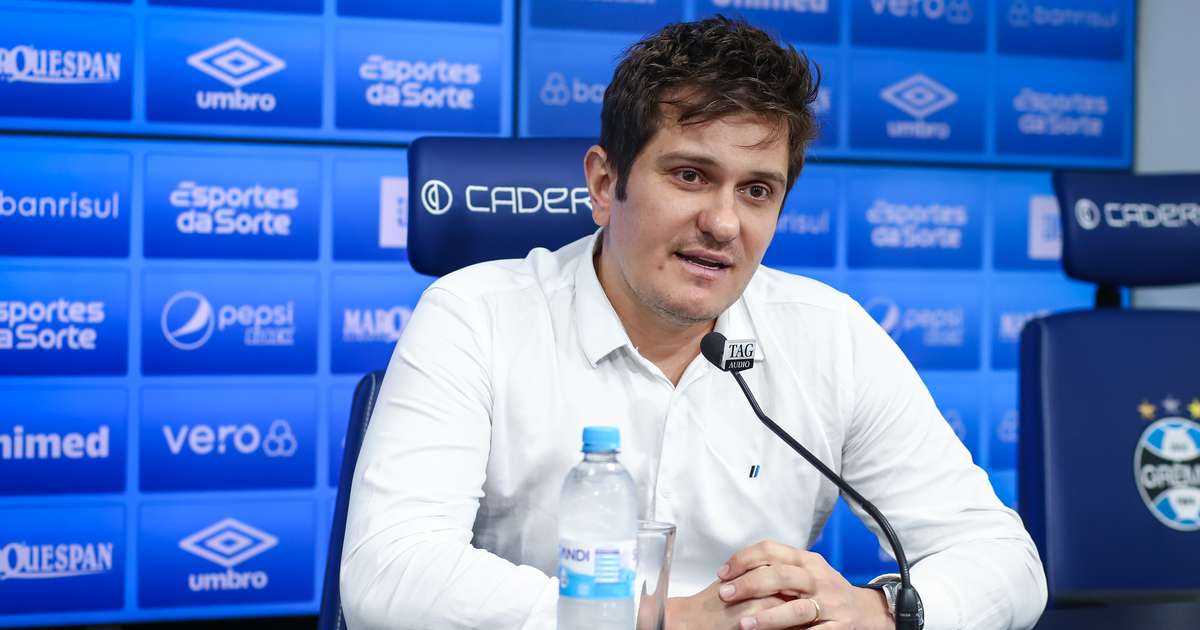 Vice do Grêmio fala sobre renovações no elenco e banca a permanência de Renato Gaúcho