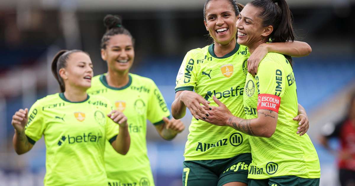 Com nova goleada, Palmeiras vence o Caracas-VEN e garante vaga na próxima fase da Libertadores Feminina