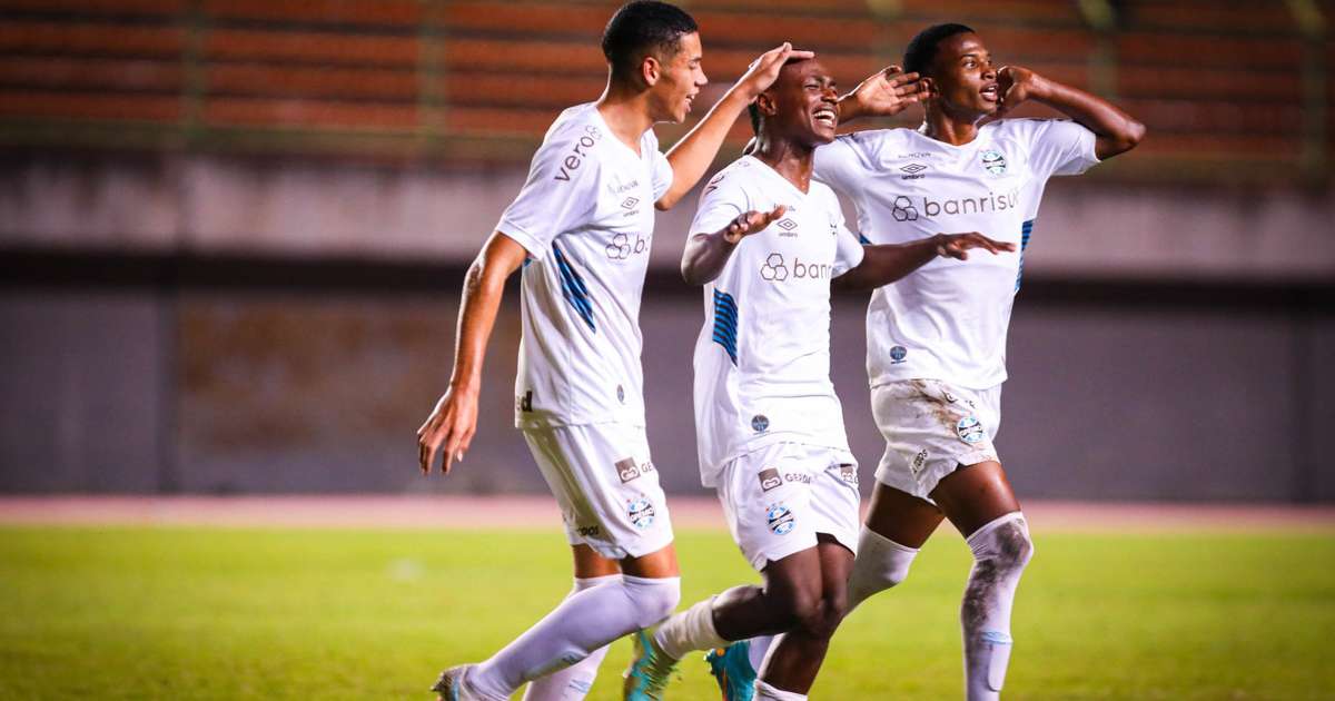 Grêmio conquista vaga inédita na final da Copa do Brasil Sub-20 após bater o Bahia duas vezes