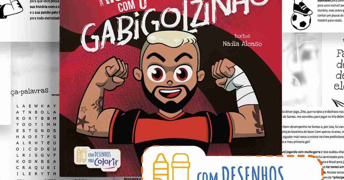 Gabigol lança livro educativo na véspera do dia das crianças