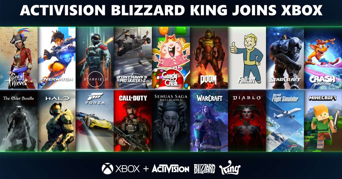 Todos os estúdios adquiridos pela Microsoft na compra da Activision  Blizzard - Dot Esports Brasil