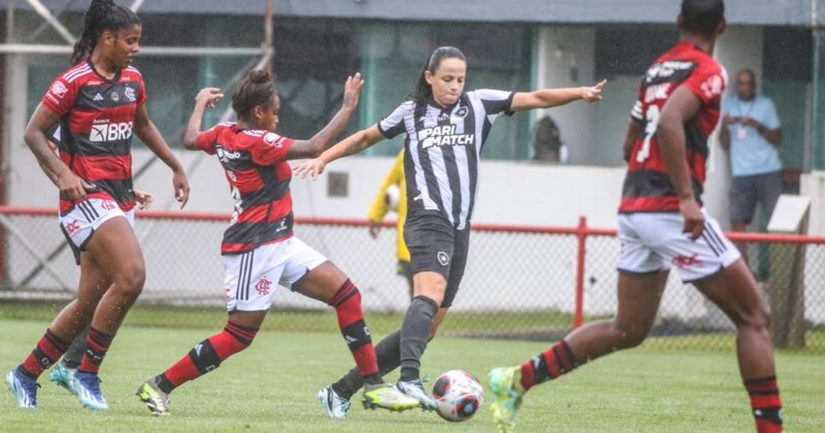 Flamengo e Botafogo empatam pelo Carioca feminino; Vasco agradece